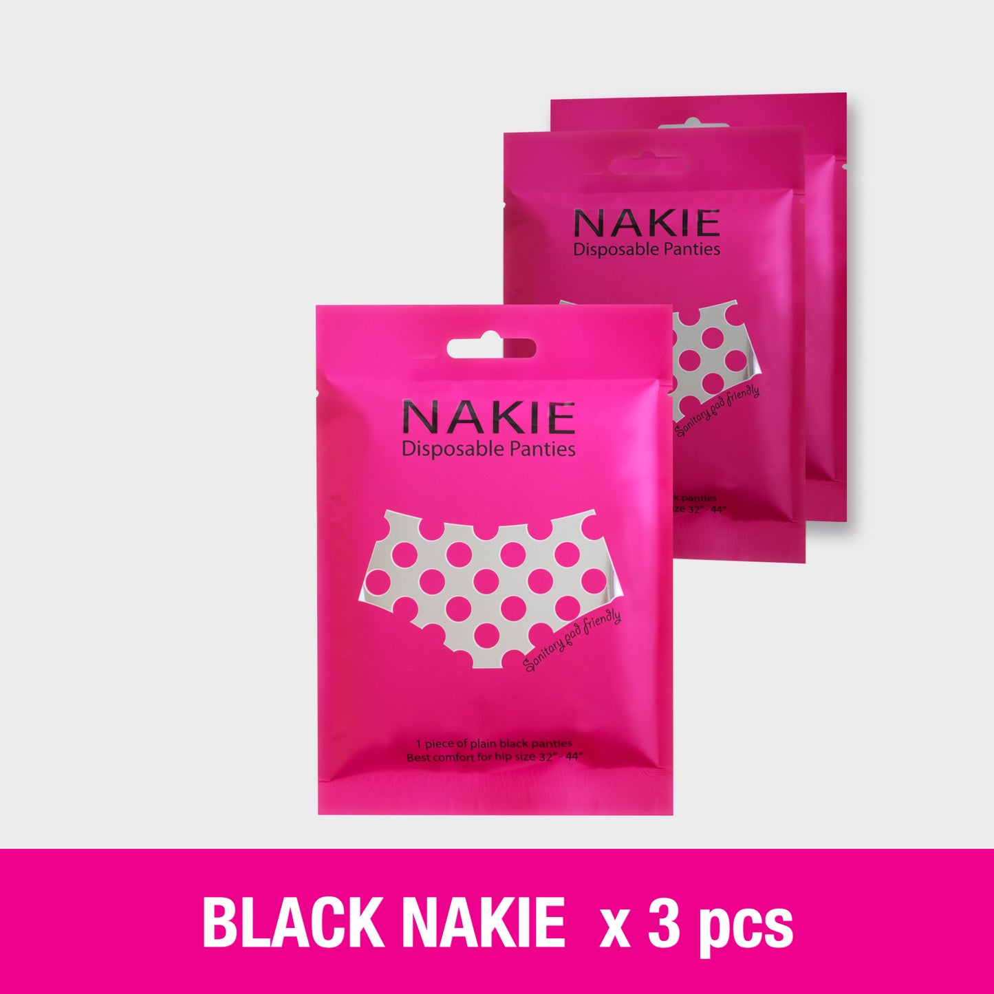 NAKIE ชุด 3 ชิ้น (BLACK)