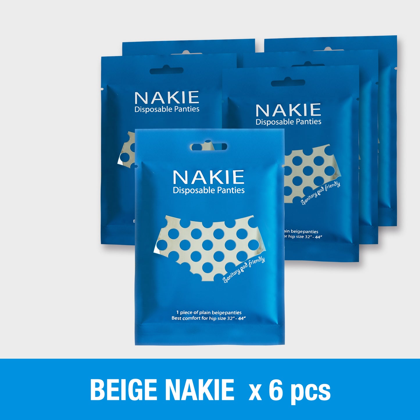 NAKIE ชุด 6 ชิ้น (BEIGE)